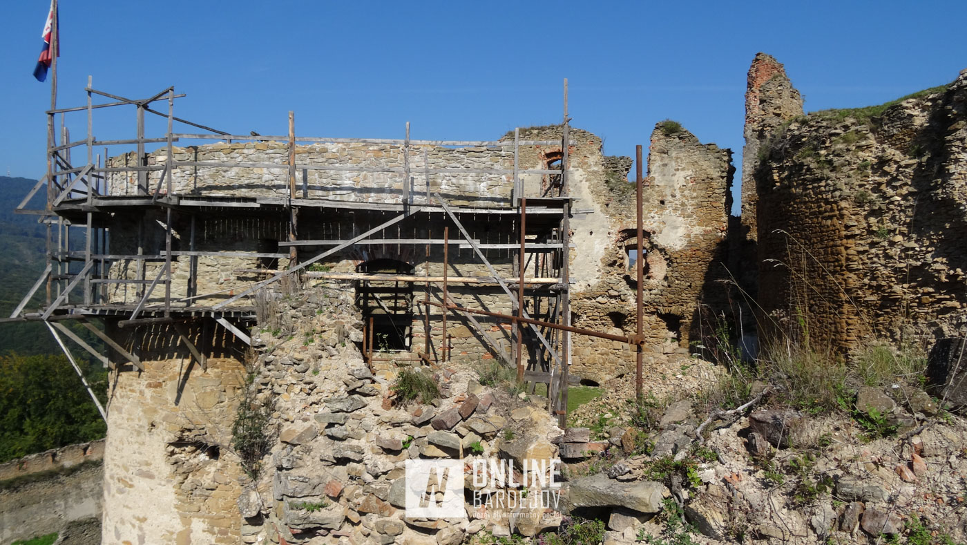 Rekonštrukčné práce na Zborovskom hrade
